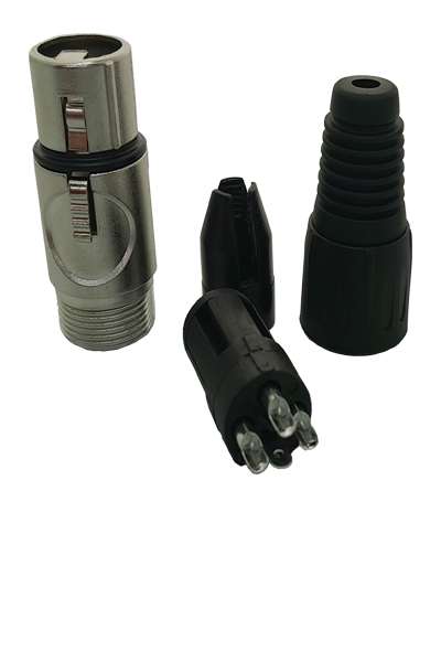Conector XLR (F) Linha 3 Polos (kit com 5 Unidades) - Imagem 2
